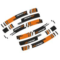 Kit decoración llantas moto Most Naranja