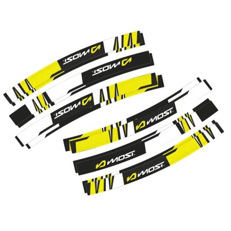 Kit déco jantes moto Most Jaune