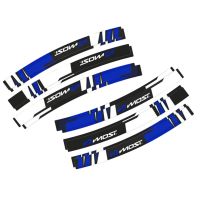 Kit déco jantes moto Most Bleu