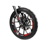 Kit déco jantes moto Most Rouge