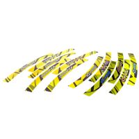 Kit déco jante Most holographique jaune