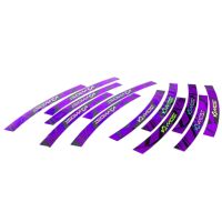 Kit de decoración llantas Most holográfico violeta