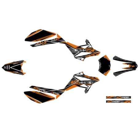 Kit déco Most V2 Beta 50 après 2012 orange pailleté et chromé