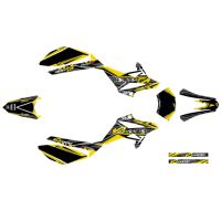 Kit déco Most V2 Beta 50 après 2012 jaune pailleté et chromé