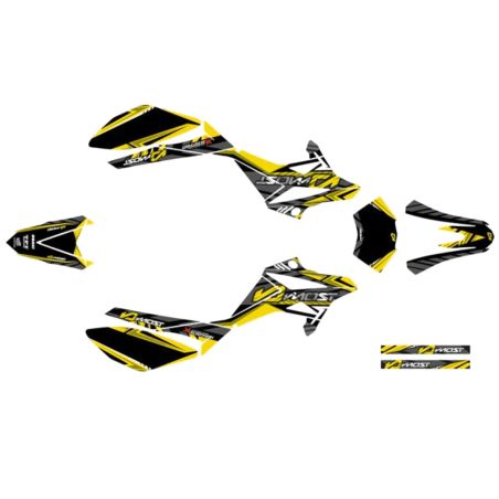 Kit déco Most V2 Beta 50 après 2012 jaune pailleté et chromé