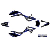 Kit déco Most V2 Beta 50 après 2012 bleu pailleté et chromé