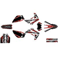 Kit déco Most V2 Rieju MRT Rouge pailleté et chromé