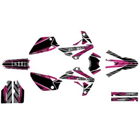 Kit déco Most V2 Rieju MRT Rose pailleté et chromé