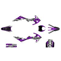 Kit déco Most V2 Rieju MRT à partir de 2022 violet pailleté et chromé