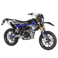 Kit déco Most V2 Rieju MRT à partir de 2022 bleu pailleté et chromé