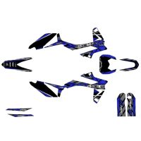 Kit déco Most V2 Sherco 50 après 2017 bleu pailleté et chromé