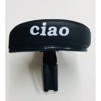 Selle noire PIAGGIO CIAO avec inscription ( vue arriere )