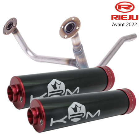 copy of Double sortie KRM noir et rose Rieju MRT avant 2022 pour pot Most et KRM 50 70 80