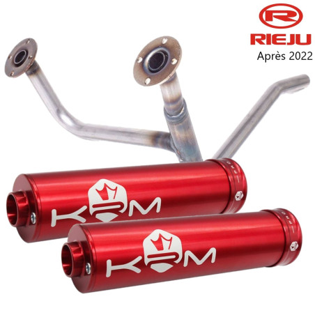 copy of Double sortie KRM noir et rose Rieju MRT avant 2022 pour pot Most et KRM 50 70 80