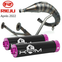 copy of Pot d'échappement Most 50 70 double sortie KRM rouge Rieju MRT après 2022