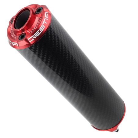 Silenciador de Escape Voca Bestia Carbono / Rojo