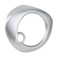 Carénage cache compteur avant gris brillant adaptable pour scooter MBK 50cc Ovetto et YAMAHA Neos après 2011