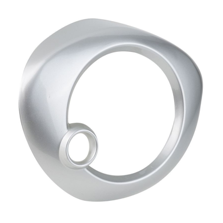 Carénage cache compteur avant gris brillant adaptable pour scooter MBK 50cc Ovetto et YAMAHA Neos après 2011