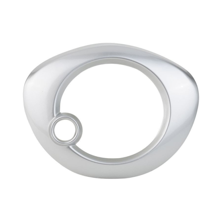 Carénage cache compteur avant gris brillant adaptable pour scooter MBK 50cc Ovetto et YAMAHA Neos après 2011