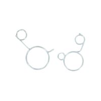 Ressorts cache-poussière de fourche (x2) adaptables Peugeot 103