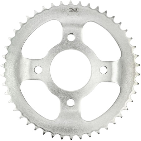 Couronne AFAM D90mm 46 dents 4 trous pas 428 Mash 125cc Orcal 125cc après 2017