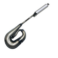 Pot d'échappement serpentin Piaggio ciao silencieux aluminium diam. 50mm