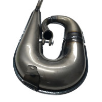 Pot d'échappement serpentin Piaggio ciao silencieux aluminium diam. 50mm