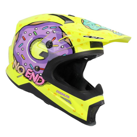 Casque Cross NOEND Donuts Jaune XS