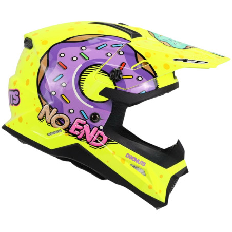 Casque Cross NOEND Donuts Jaune S