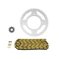 Kit chaîne Afam 420 132 maillons acier Beta RR 50 Enduro