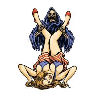 Autocollant Lethal Threat Mini Reaper Calling 60x80mm