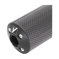 Pot d'échappement Yasuni verni silencieux carbone Peugeot 103 RCX SPX