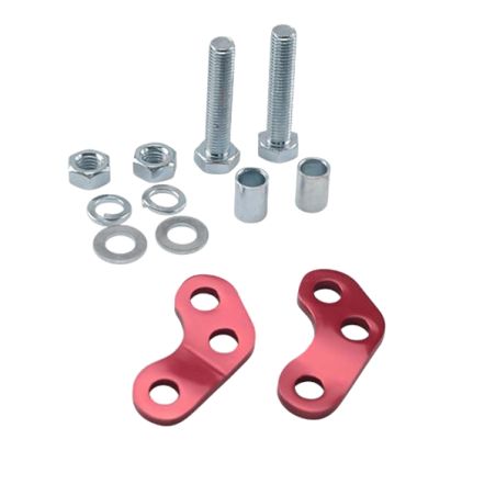 Kit elevador bajador amortiguador Tun’R aluminio rojo para Derbi Senda y Aprilia RX