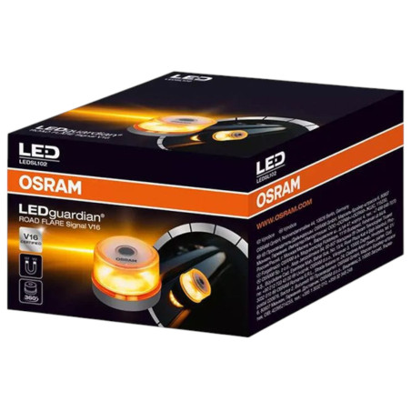 Gyrophare à led OSRAM signal V16 magnétique portée 1000 mètres