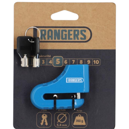 Antivol bloque disque Ø5,4mm Rangers