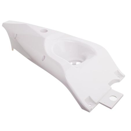 Dosseret de selle blanc MBK Nitro / Yamaha Aerox 50cc – extrémité pointue