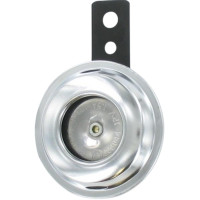 Klaxon 12V zingué chromé Ø70mm