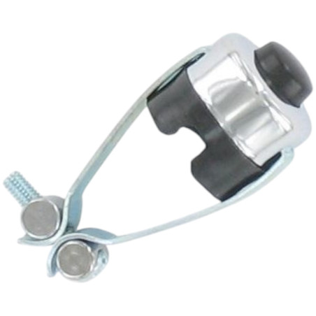 Bouton avertisseur klaxon acier chromé Ø22mm