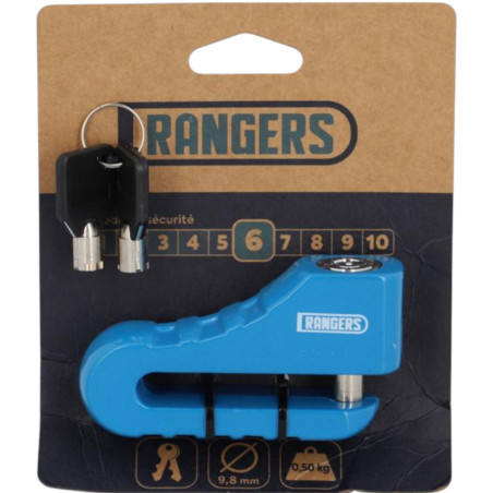Antivol bloque disque Ø9.8mm Rangers