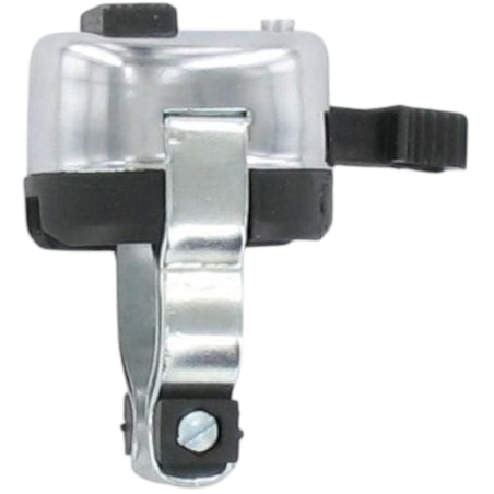 Commodo universel chromé 2 positions et bouton