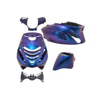Kit de carenado 5 piezas Piaggio Zip SP RS-1 Porsche Cayman Azul
