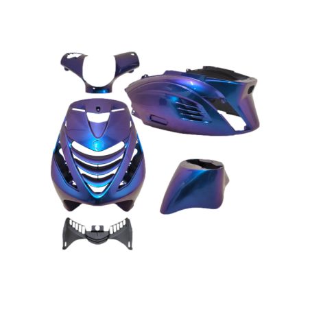 Kit de carenado 5 piezas Piaggio Zip SP RS-1 Porsche Cayman Azul