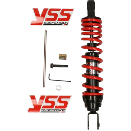 Amortisseur 300mm rouge et noir YSS hybride S confort Minarelli Scooter