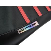 Housse de selle Most Derbi Senda Noir / Rouge