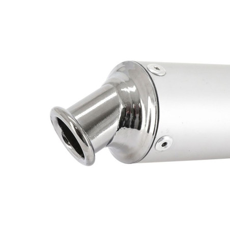 Escape PEUGEOT 103 SP MVL - Serpentin con Platina Varnizada - Fijación con Tuerca