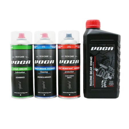 Kit entretien VOCA Tech-Care complet pour motos 2 temps