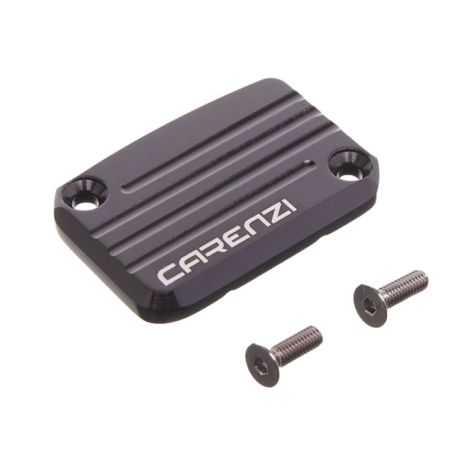 Tapa de bomba de freno Carenzi MBK Booster Yamaha BW’S negro CNC