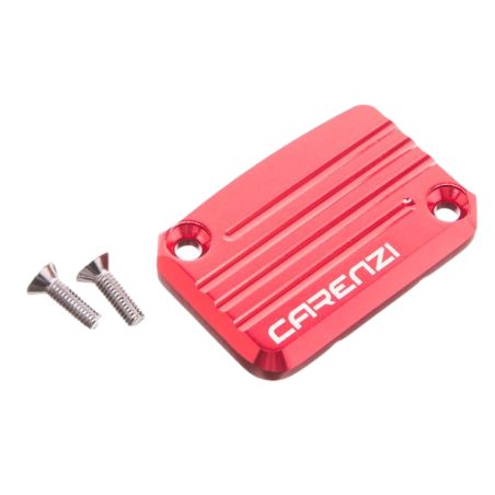 Couvercle maître-cylindre Carenzi MBK Booster Yamaha BW’S rouge CNC