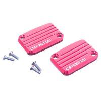 Paire de couvercles maître-cylindre Carenzi MBK Booster Yamaha BW’S rouge CNC