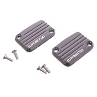 Paire de couvercles maître-cylindre Carenzi MBK Booster Yamaha BW’S noir CNC